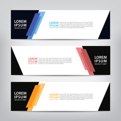 modern design, web banner template, vector illustration