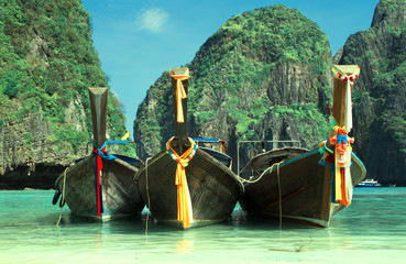 beautiful beach and tropical sea