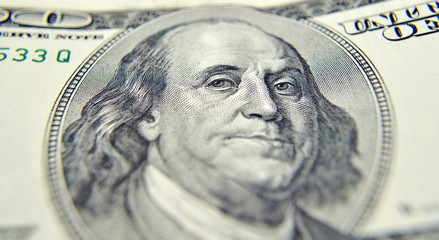 Currency of the United States of America - Close up
