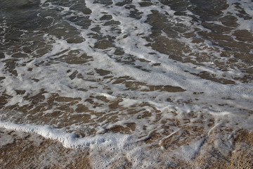 Fototapeta na wymiar sea waves near the shore