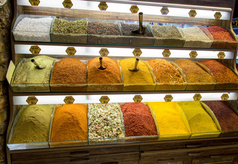 Great variety of spices