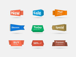 flat_color_ribbons_with_label