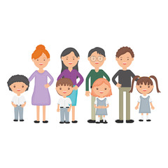 Obraz premium cute little students group with teachers