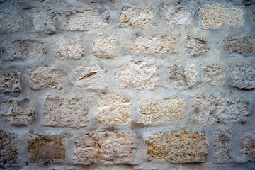 texture of old stone wall, mediterranean