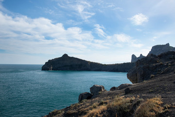 Fototapeta na wymiar Cape Kapchik. Novy Svet, Crimea