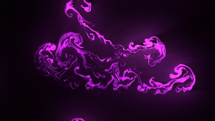 Magic space texture, pattern, looks like colorful smoke and fire