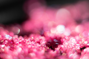Obraz premium pink sparkle glitter abstract bokeh background Christmas