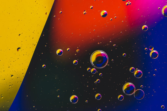 colorful abstract liquid form background