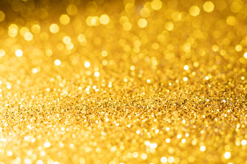 gold sparkle glitter abstract bokeh background Christmas