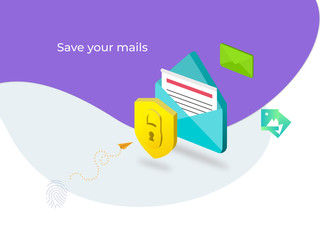 save your data with finger print