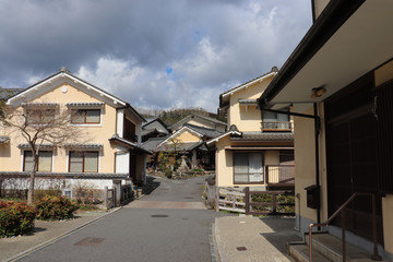 Fototapeta na wymiar 内子町の町並み（愛媛県）,uchiko,ehime,japan