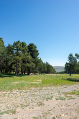 Mountains of Valdelinares a day of Summer