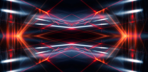 Fototapeta premium Abstract light tunnel
