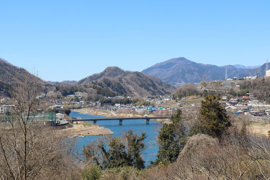 島田湖（山梨県上野原市）,lake shimada,uenohara,yamanashi,japan