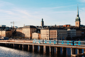 Fototapeta premium panoramic view of stockholm