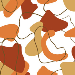 Vibrant abstract pattern, colorful trending palette. For modern wedding invites, art prints, stationery - the seamless patterns are absolutely perfect for packaging, textiles or tissue paper as well