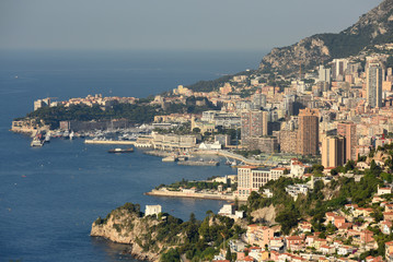 Fototapeta na wymiar View of Principality of Monaco