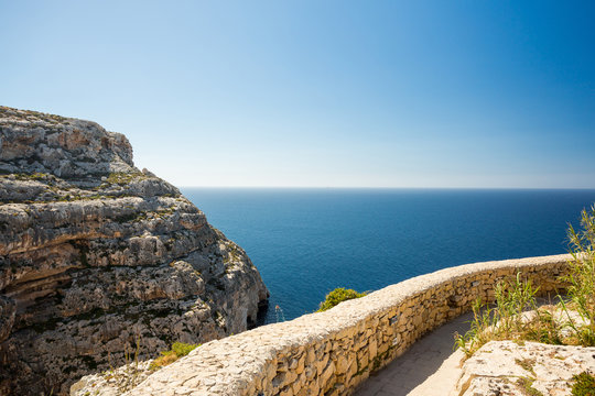 Blue Grotto view in Malta