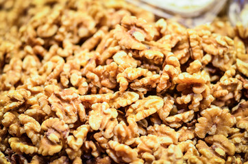 roasted seeds & nuts close up view