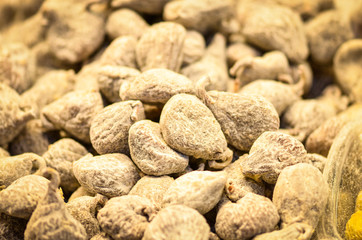 Fototapeta na wymiar roasted seeds & nuts close up view