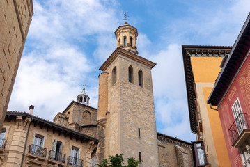 Fototapeta na wymiar Church of San Saturnino, Pamplona, Spain