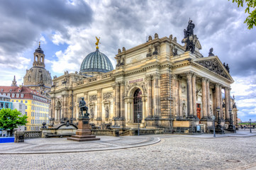 Academy of Fine Arts building in Dresden, Germany