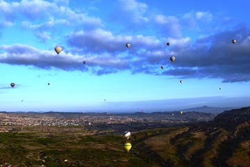 Balloon Over Cappadocia= Turkey