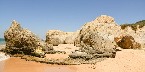 Fototapeta na wymiar Algarve - Strand 