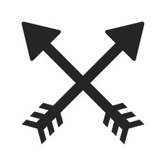 cross arrows or bows symbol