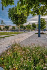 Place Jean Jaures is a squre in the middle of Beziers, France, that has been part of an urban renewal project