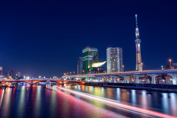 スカイツリーの夜景