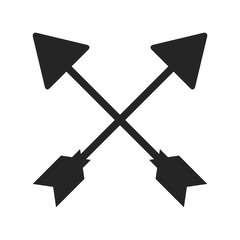 cross arrows or bows symbol