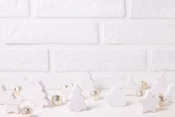 Christmas or New Year composition.