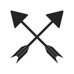 cross arrows or bows symbol