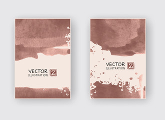 Vector Illustration of watercolor banners. Abstract vector illustration. eps 10