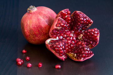 pomegranate on a white background - 276530398