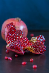 ripe pomegranate on a background - 276530590