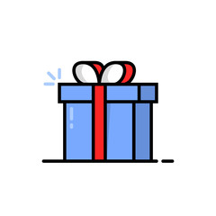 blue linear reward logo isolated on white