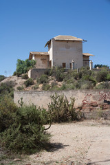 Disused lead mines in Murcia, Spain