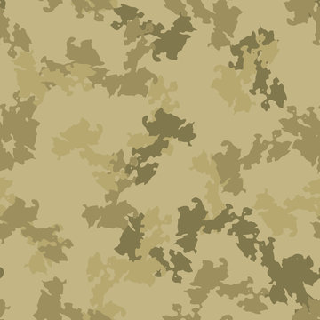 Sand camouflage of various shades of green, olive and beige colors