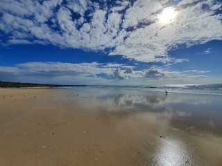 beach and sea