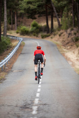 Fototapeta premium road biker