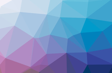 Illustration of abstract Blue, Purple horizontal low poly background. Beautiful polygon design pattern.