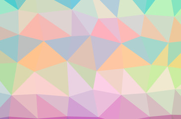Illustration of abstract Orange horizontal low poly background. Beautiful polygon design pattern.