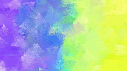 old painting brushed with light pastel purple, medium purple and green yellow colors. dirty color-brushed. use it as wallpaper or graphic element for poster, canvas or creative illustration