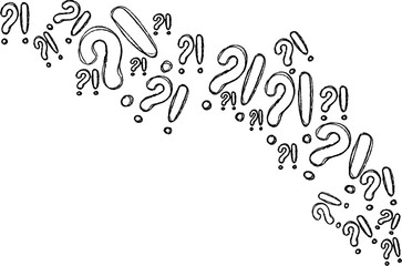 question mark exclamation point hand drawing wallpaper graphic illustration