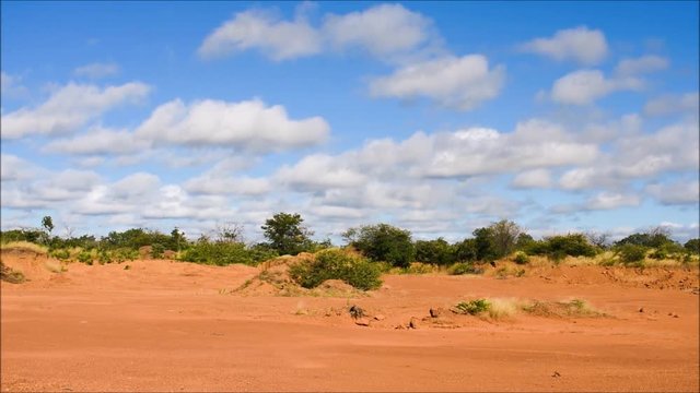 A view of the sertao landscape: an abandonded quarry in Oeiras, Piaui (Northeast Brazil)