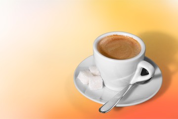 Coffee cup  on wooden background