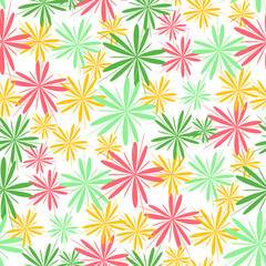 Seamless pattern  with flower