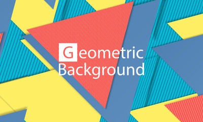 Geometric background. Abstract vector illustration.